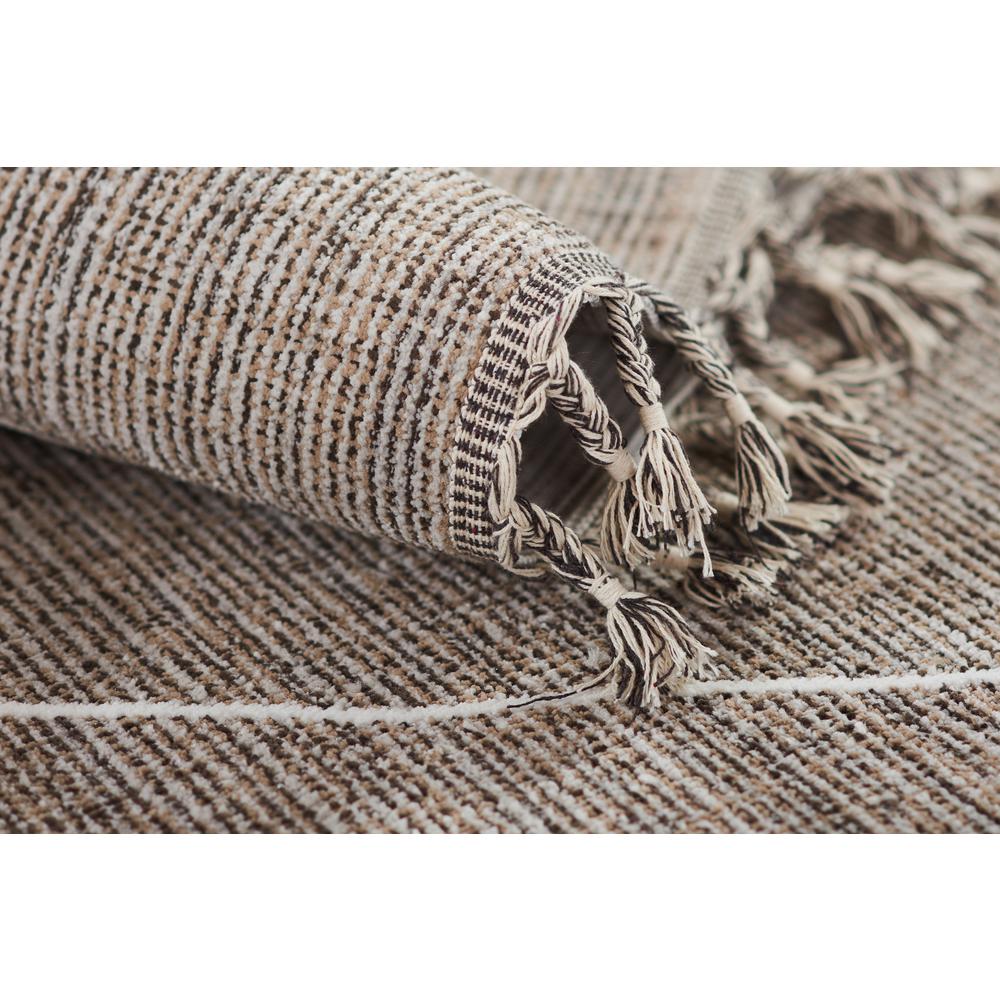 Contemporary Rectangle Area Rug, Grey, 7'10" X 10'2"