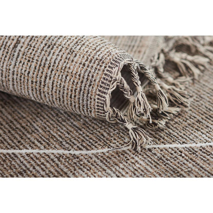 Contemporary Rectangle Area Rug, Grey, 7'10" X 10'2"