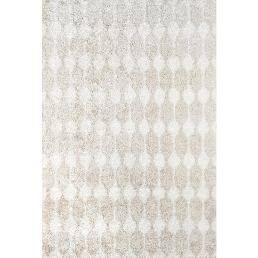Modern Rectangle Area Rug, Taupe, 3'6" X 5'6"