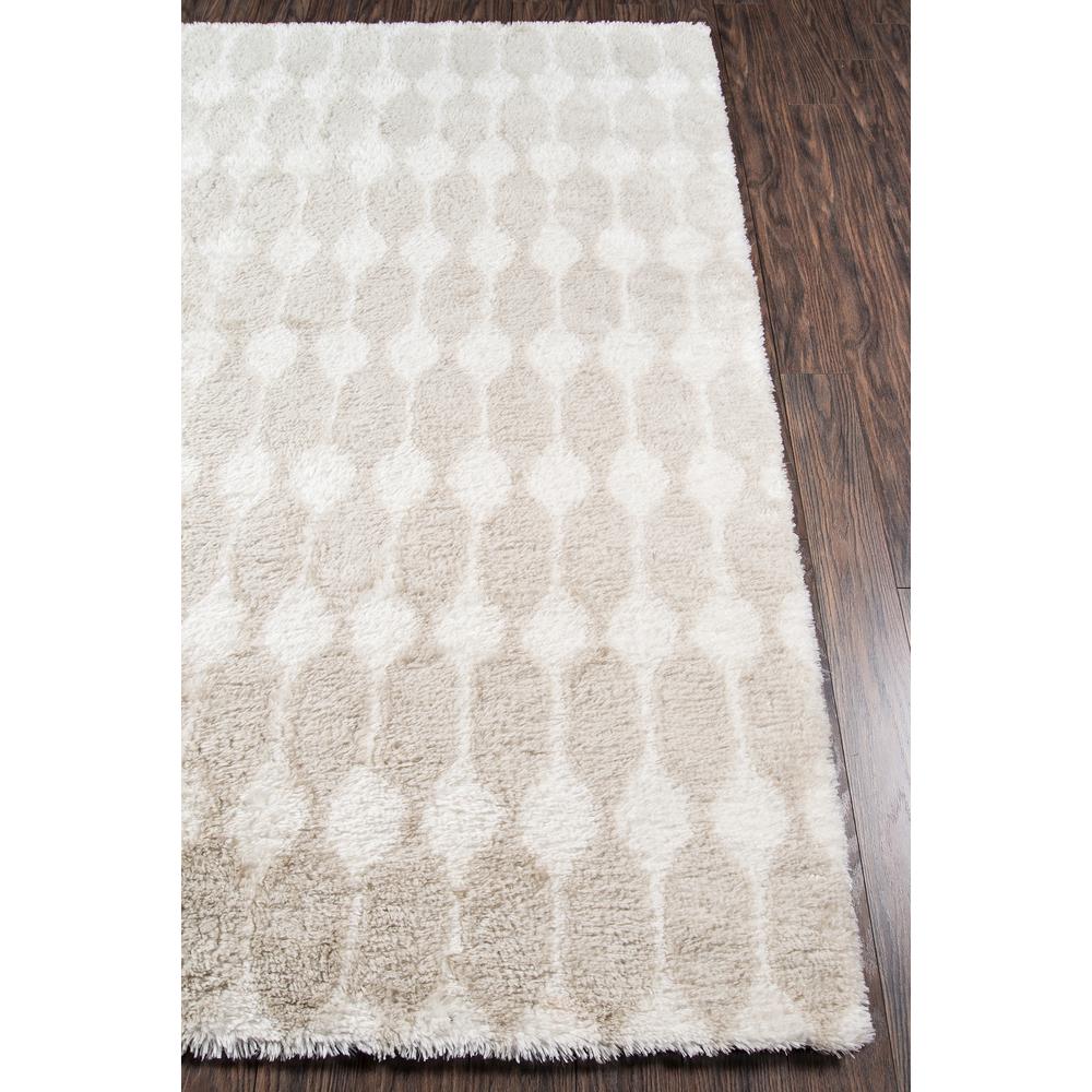 Modern Rectangle Area Rug, Taupe, 3'6" X 5'6"