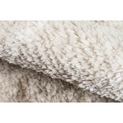 Modern Rectangle Area Rug, Taupe, 3'6" X 5'6"