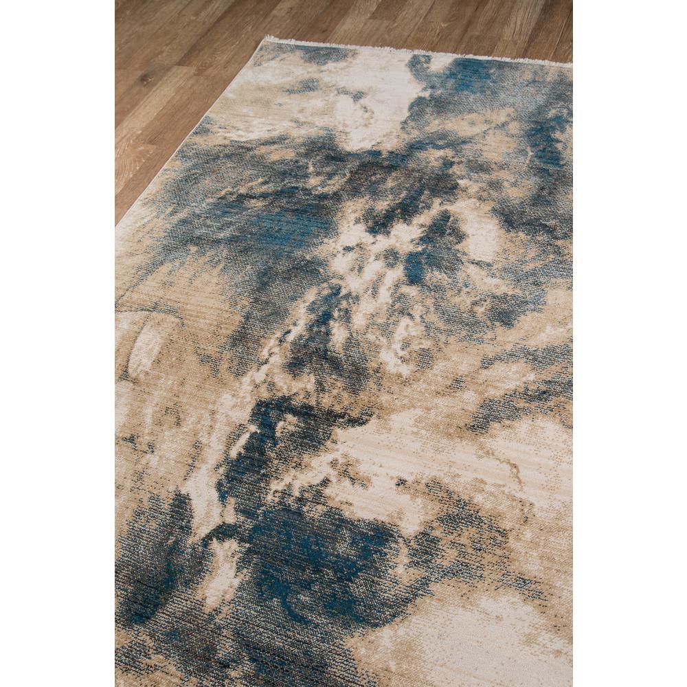 Transitional Rectangle Area Rug, Blue, 3'3" X 5'3"
