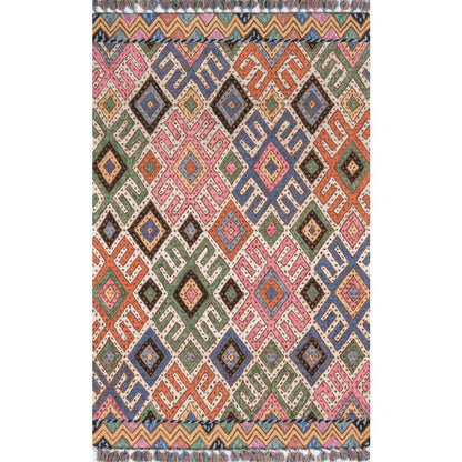 Transitional Rectangle Area Rug, Multi, 3'6" X 5'6"