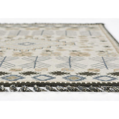 Transitional Rectangle Area Rug, Ivory, 3'6" X 5'6"