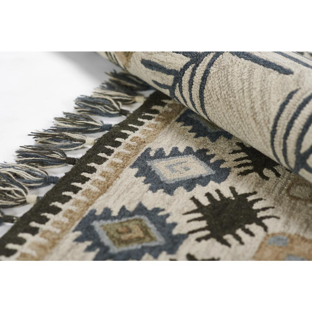 Transitional Rectangle Area Rug, Ivory, 3'6" X 5'6"