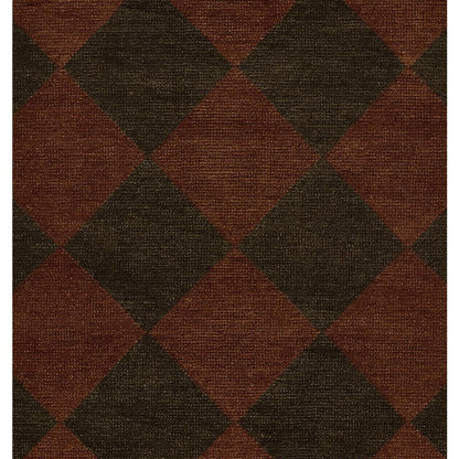 Contemporary Rectangle Area Rug, Copper, 5' X 8'
