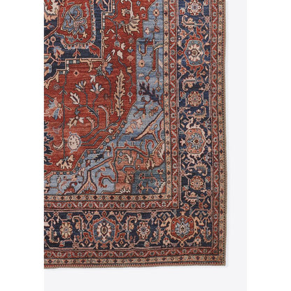 Traditional Runner Area Rug, Red, 2'3" X 7'6" Runner