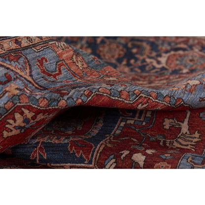 Traditional Runner Area Rug, Red, 2'3" X 7'6" Runner