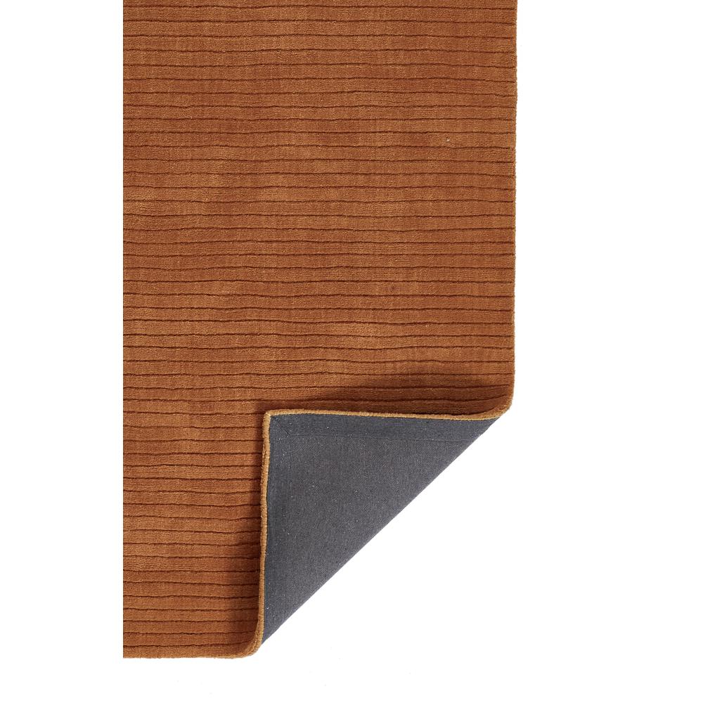 Contemporary Rectangle Area Rug, Rust, 9' X 12'
