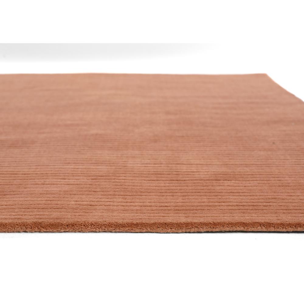 Contemporary Rectangle Area Rug, Rust, 9' X 12'