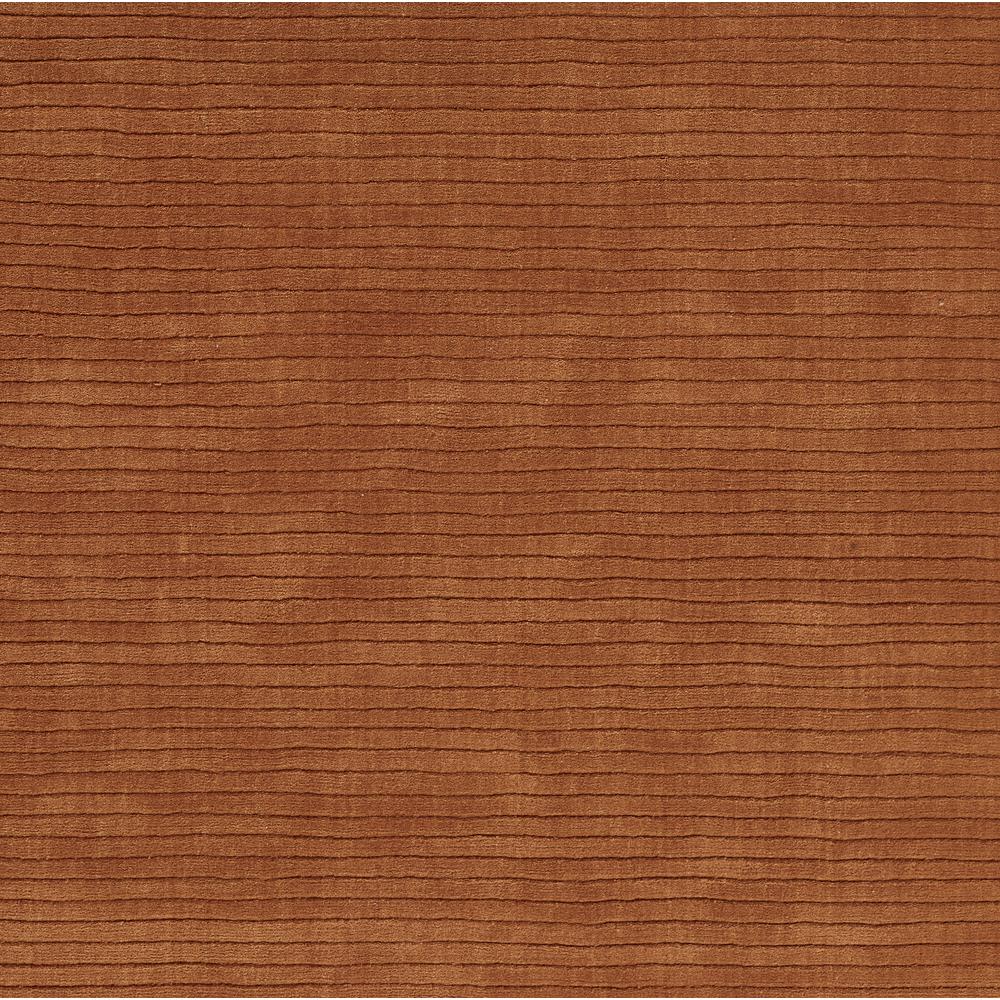 Contemporary Rectangle Area Rug, Rust, 9' X 12'