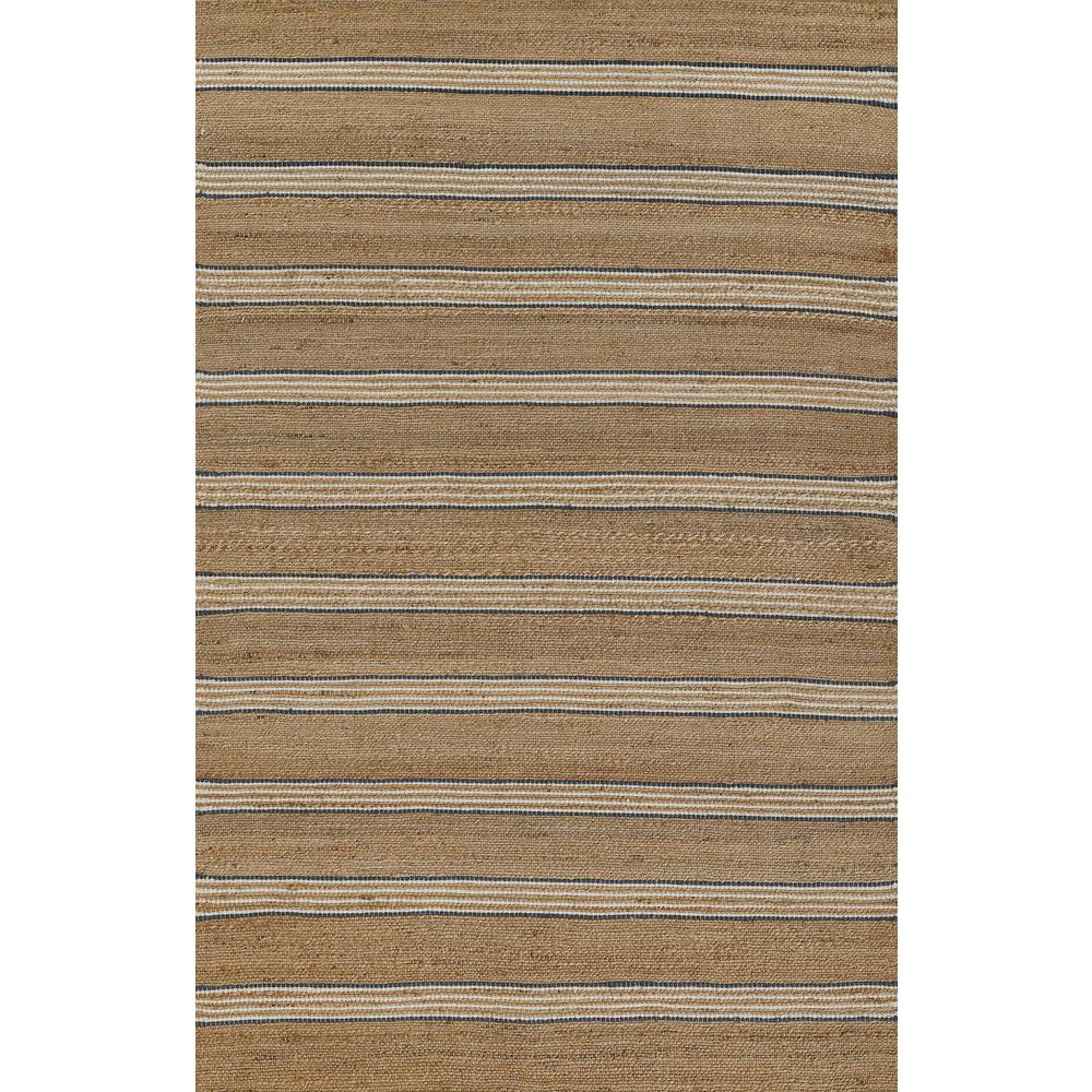Contemporary Rectangle Area Rug, Blue, 5' X 8'