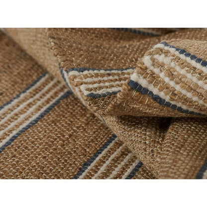 Contemporary Rectangle Area Rug, Blue, 5' X 8'