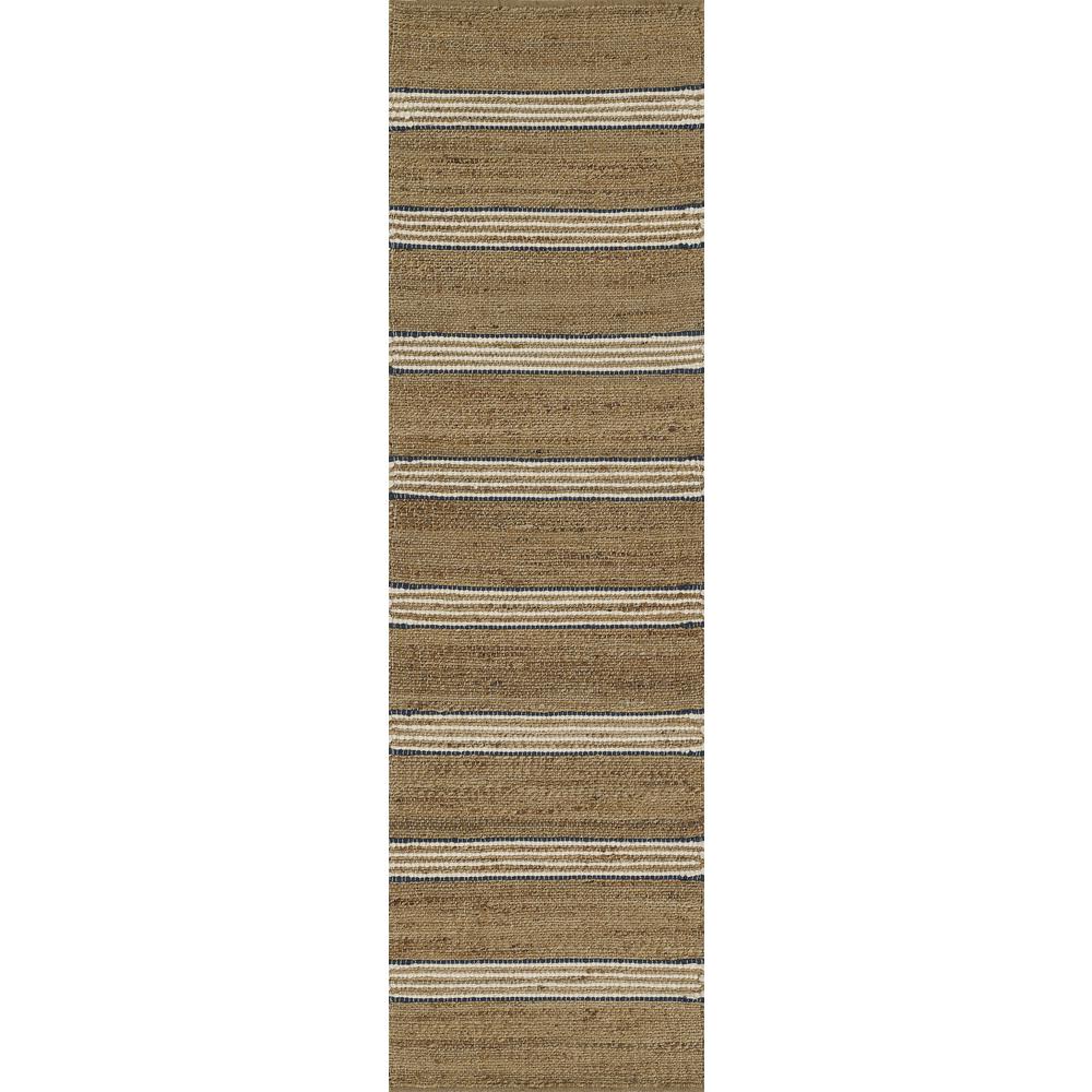 Contemporary Rectangle Area Rug, Blue, 5' X 8'