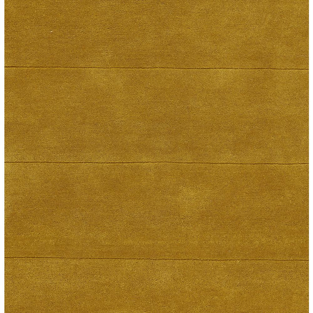 Contemporary Rectangle Area Rug, Tumeric, 9' X 12'