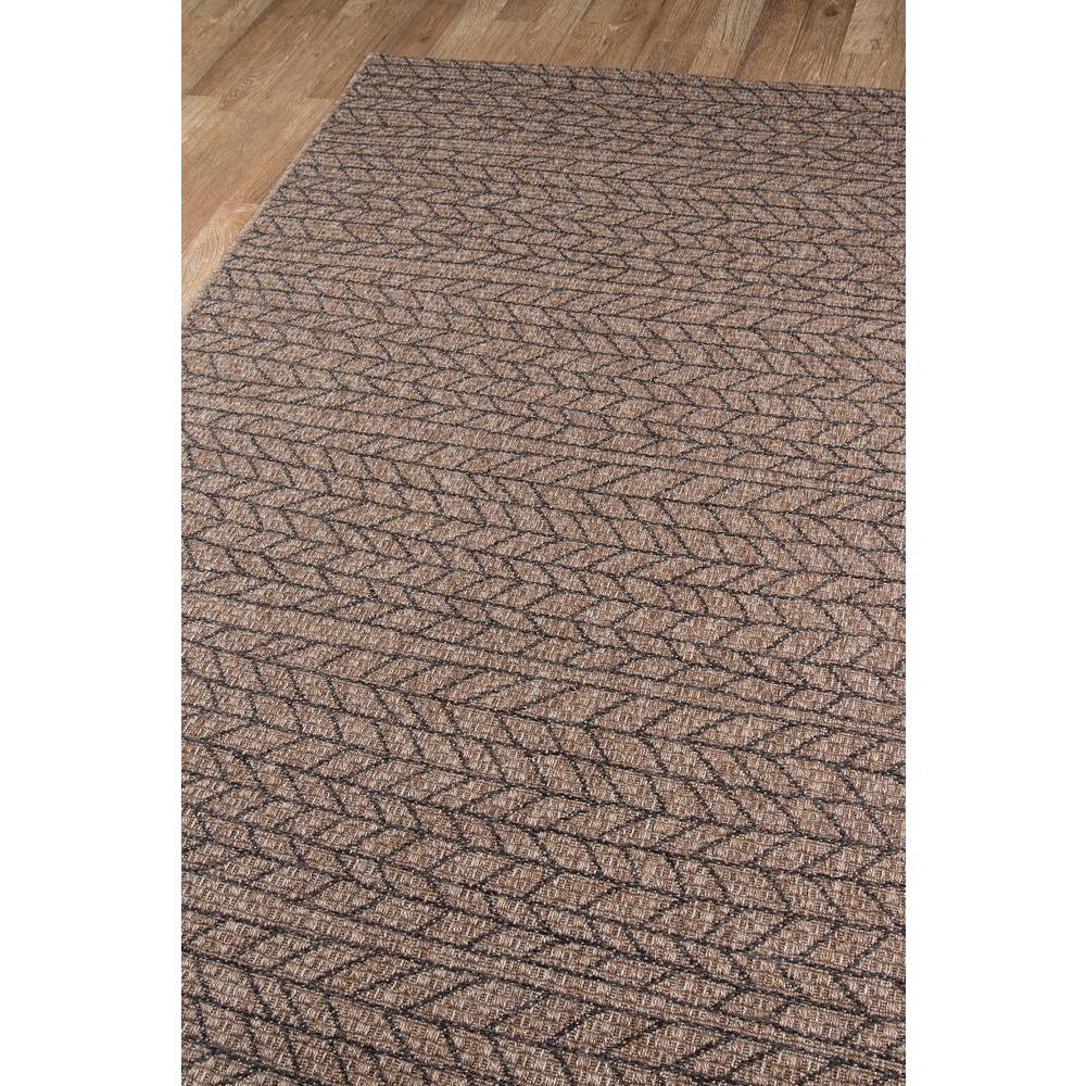 Contemporary Runner Area Rug, Tan, 2'7" X 7'6" Runner