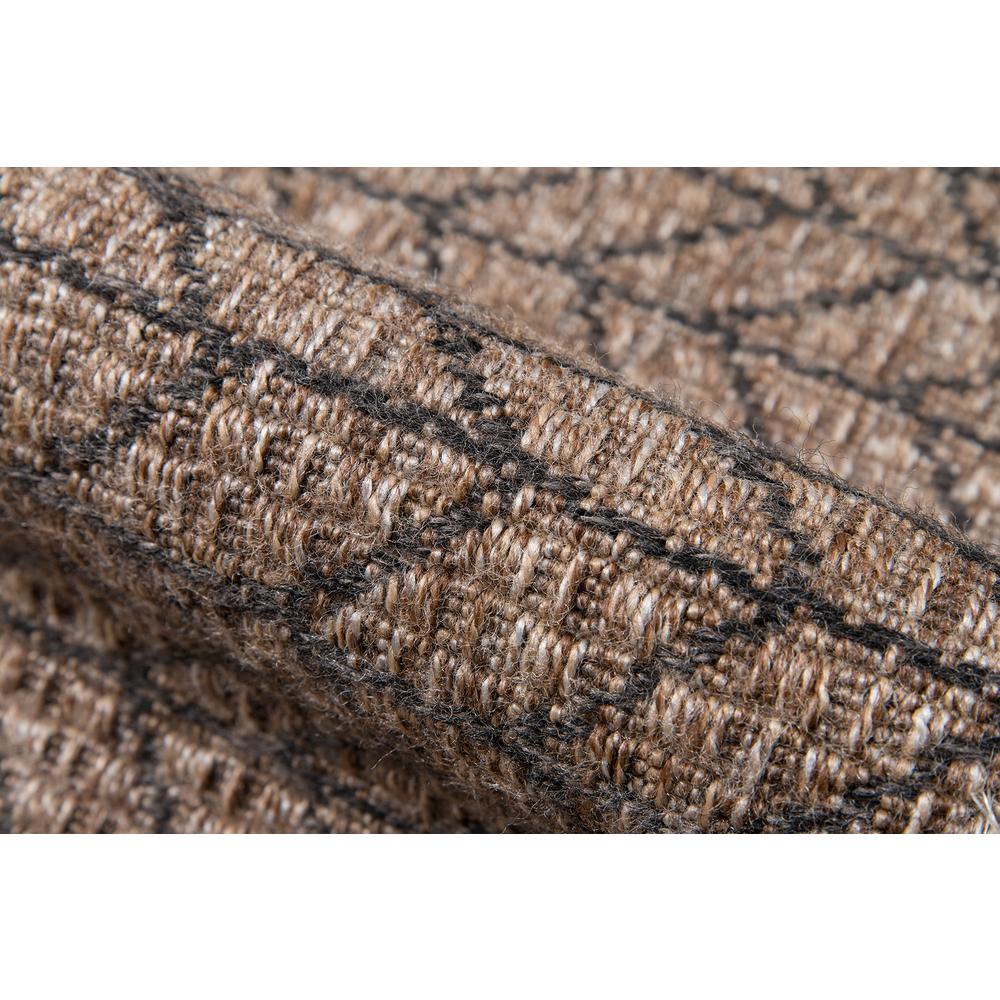 Contemporary Runner Area Rug, Tan, 2'7" X 7'6" Runner