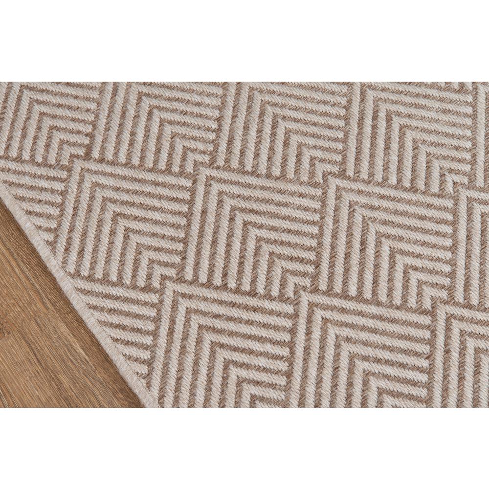 Contemporary Runner Area Rug, Beige, 2'7" X 7'6" Runner