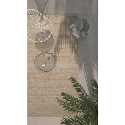 Contemporary Runner Area Rug, Natural, 2'3" X 8' Runner