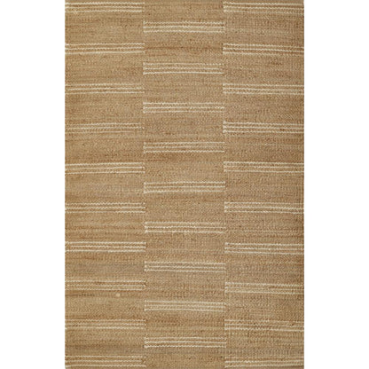 Contemporary Rectangle Area Rug, Natural, 5' X 8'