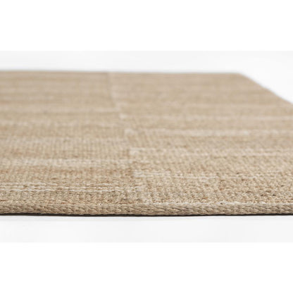 Contemporary Rectangle Area Rug, Natural, 5' X 8'
