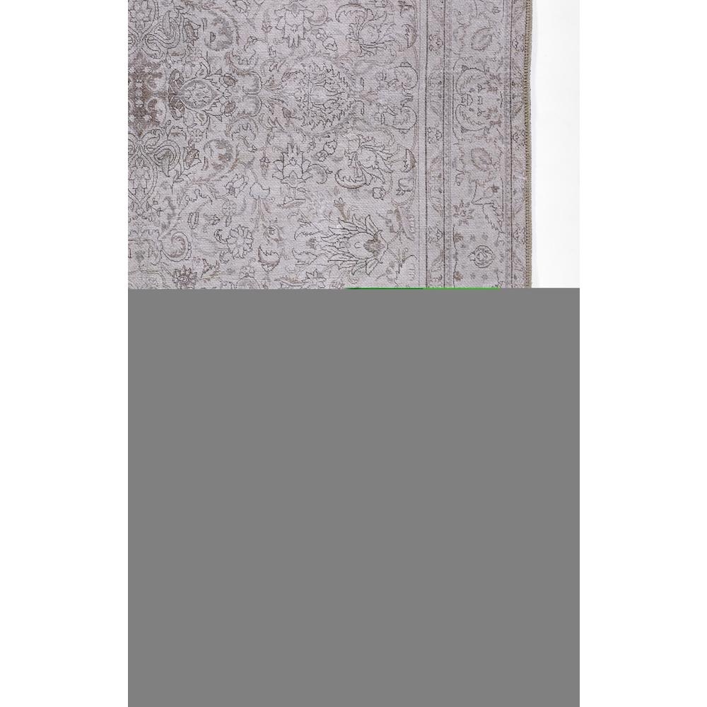 Traditional Rectangle Area Rug, Grey, 3' X 5'