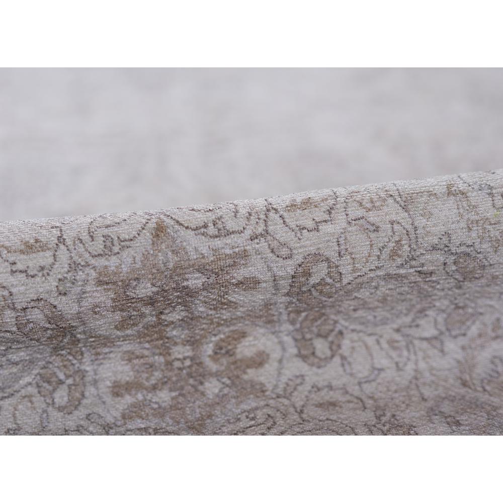 Traditional Rectangle Area Rug, Grey, 3' X 5'