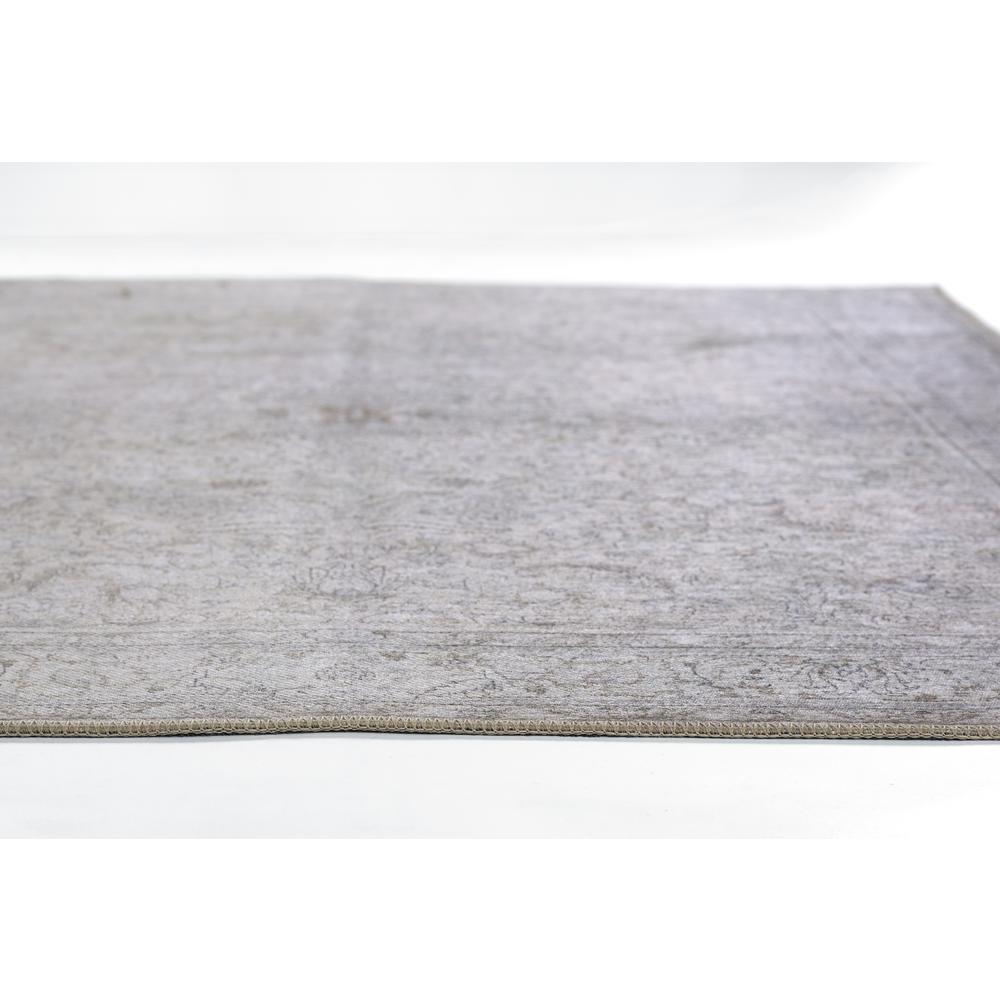 Traditional Rectangle Area Rug, Grey, 3' X 5'