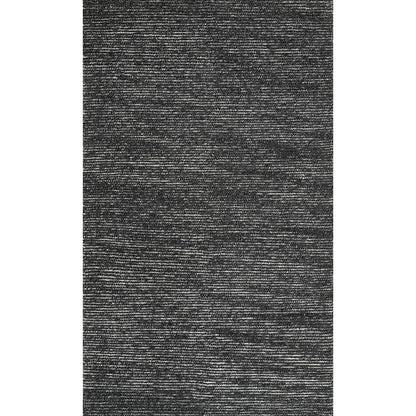 Contemporary Rectangle Area Rug, Charcoal, 5' X 8'