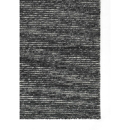 Contemporary Rectangle Area Rug, Charcoal, 5' X 8'