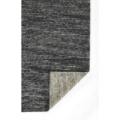 Contemporary Rectangle Area Rug, Charcoal, 5' X 8'
