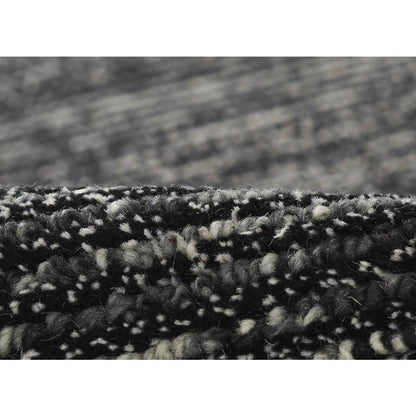 Contemporary Rectangle Area Rug, Charcoal, 5' X 8'