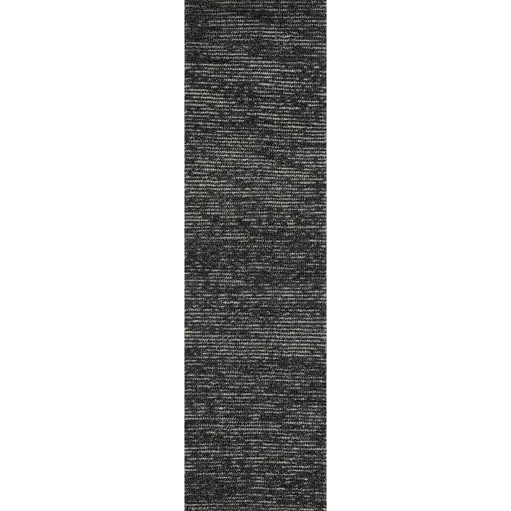 Contemporary Rectangle Area Rug, Charcoal, 5' X 8'