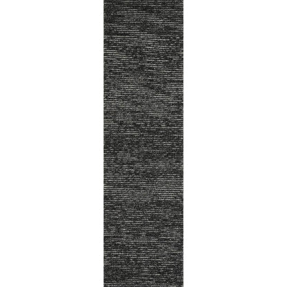 Contemporary Rectangle Area Rug, Charcoal, 5' X 8'