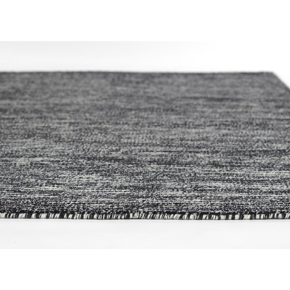 Contemporary Rectangle Area Rug, Charcoal, 5' X 8'
