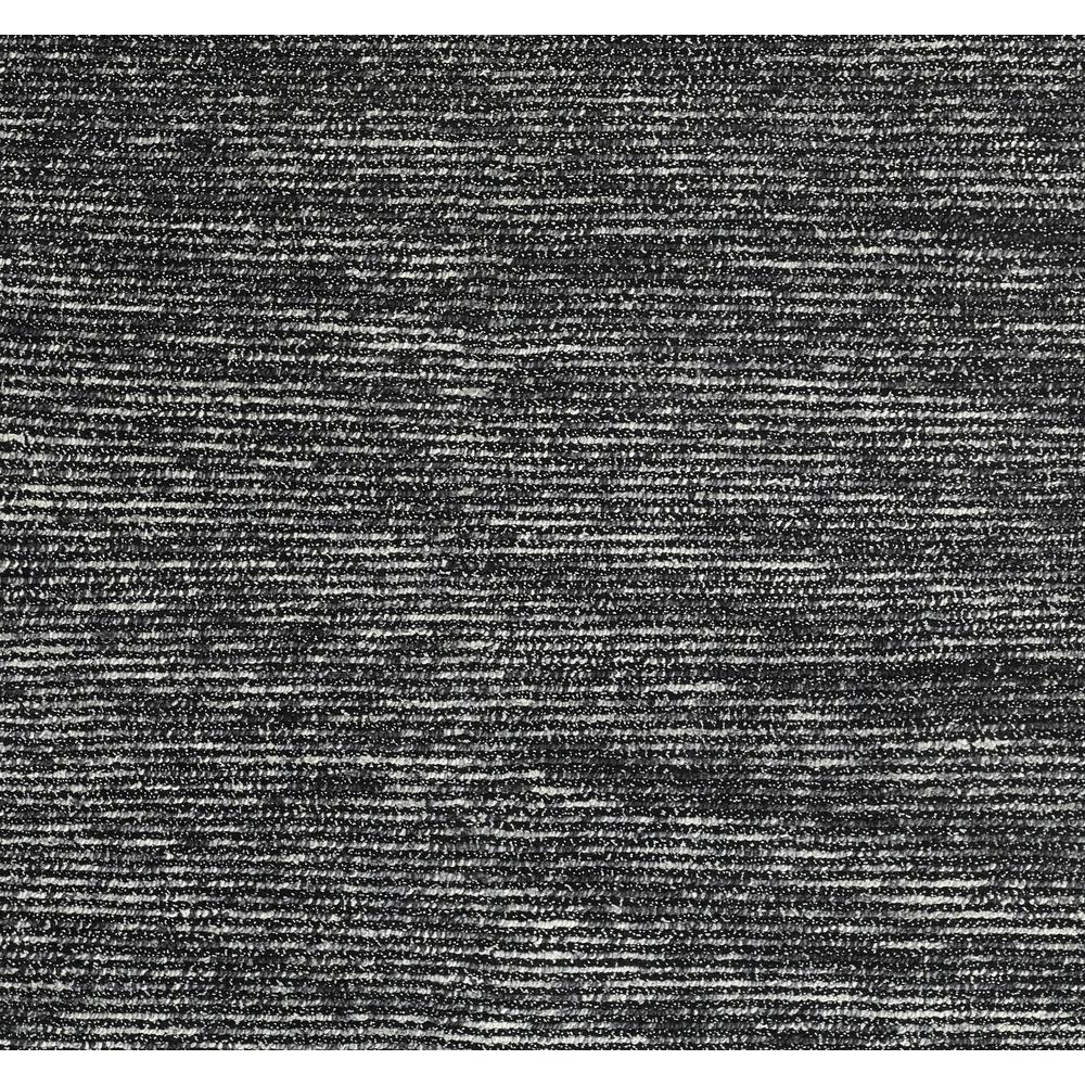 Contemporary Rectangle Area Rug, Charcoal, 5' X 8'