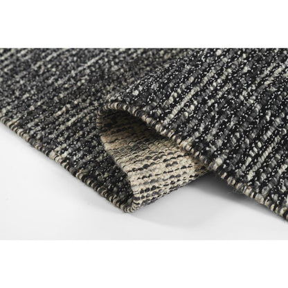 Contemporary Rectangle Area Rug, Charcoal, 5' X 8'