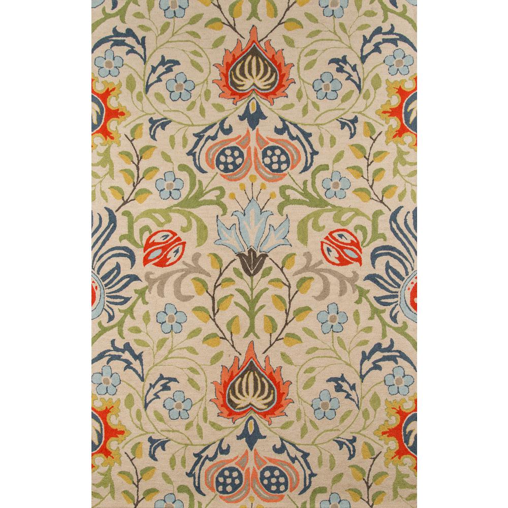 Casual Rectangle Area Rug, Multi, 5' X 8'