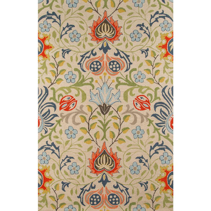 Casual Rectangle Area Rug, Multi, 5' X 8'