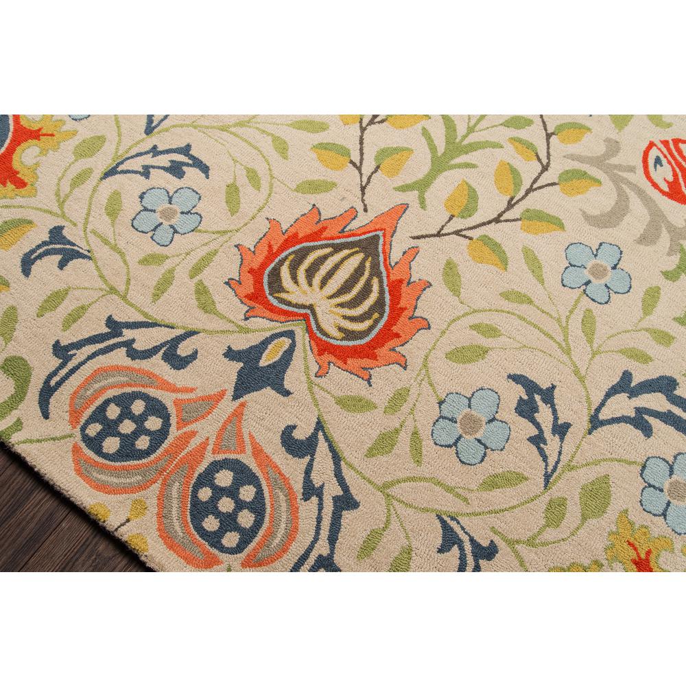 Casual Rectangle Area Rug, Multi, 5' X 8'