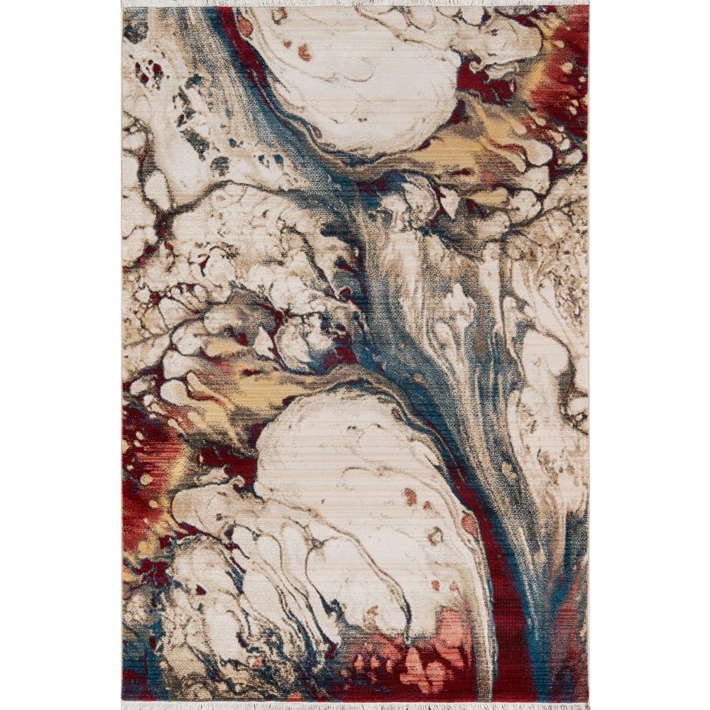 Transitional Rectangle Area Rug, Multi, 5' X 7'5"