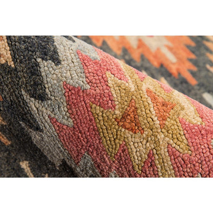 Transitional Rectangle Area Rug, Black, 5' X 8'