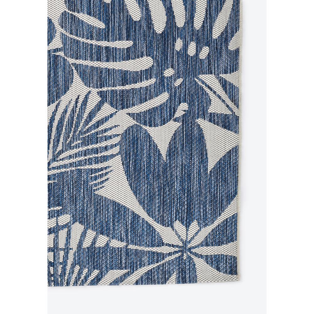 Transitional Runner Area Rug, Blue, 2'7" X 7'6" Runner