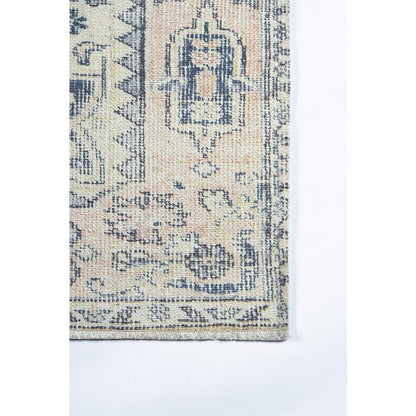 Traditional Rectangle Area Rug, Navy, 7'6" X 9'6"