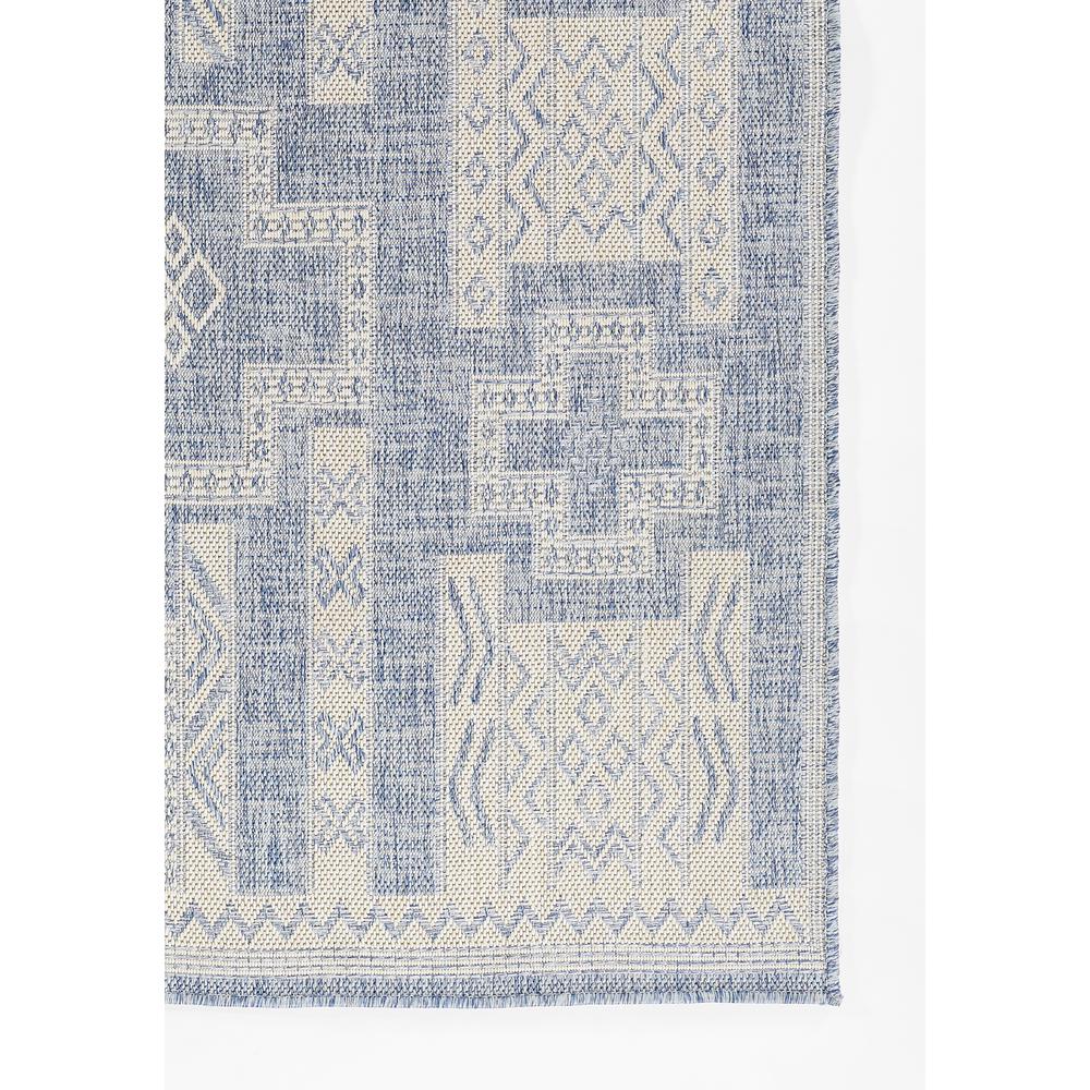 Transitional Rectangle Area Rug, Blue, 5'3" X 7'