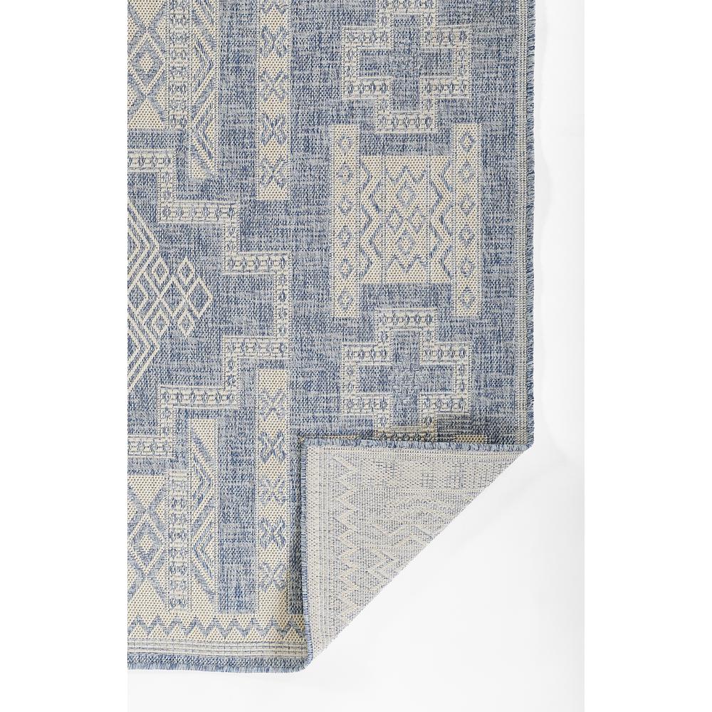 Transitional Rectangle Area Rug, Blue, 5'3" X 7'