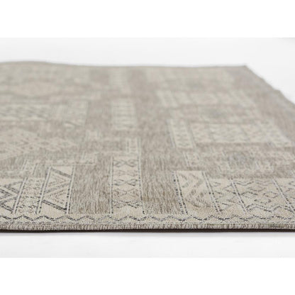 Transitional Rectangle Area Rug, Grey, 5'3" X 7'