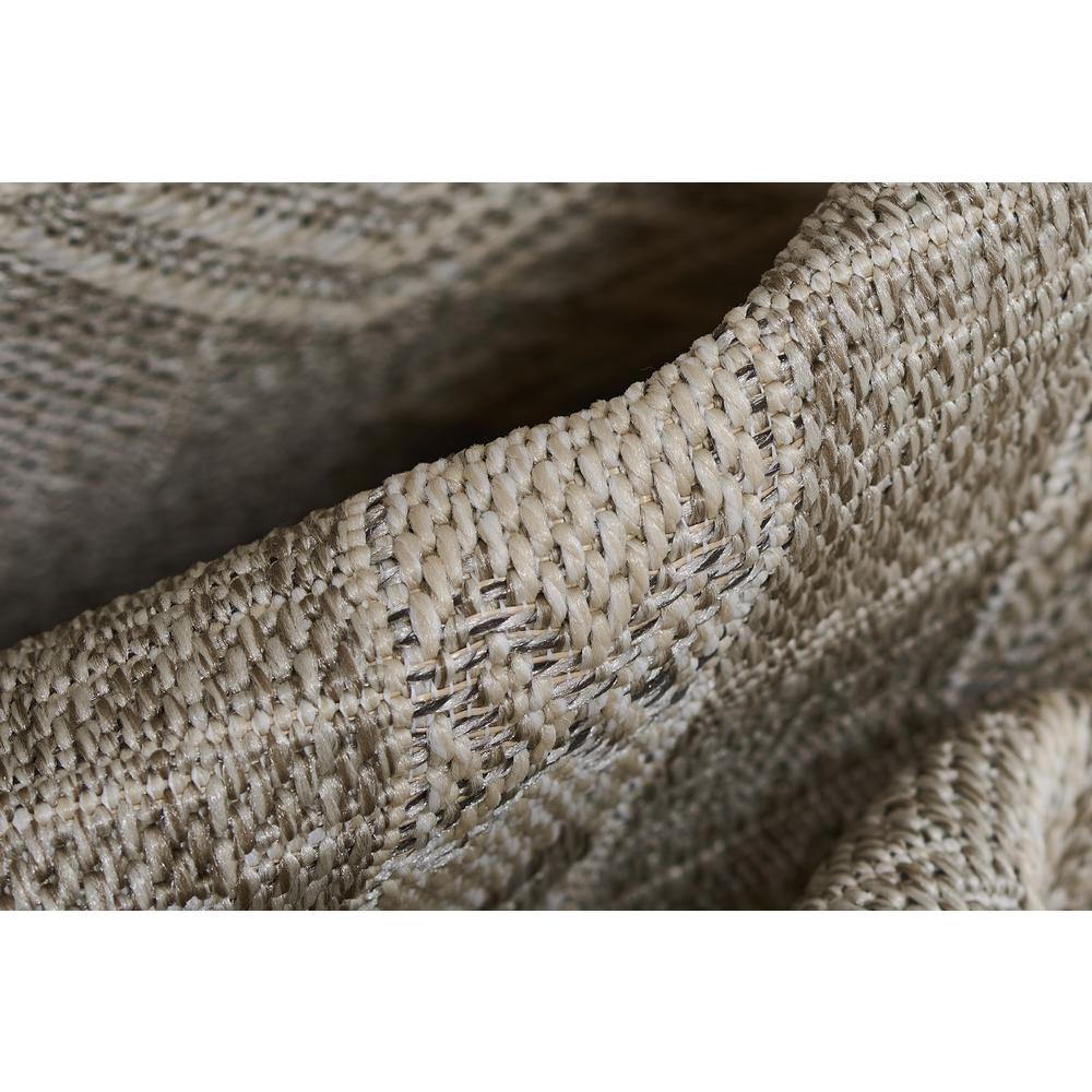 Transitional Rectangle Area Rug, Grey, 5'3" X 7'