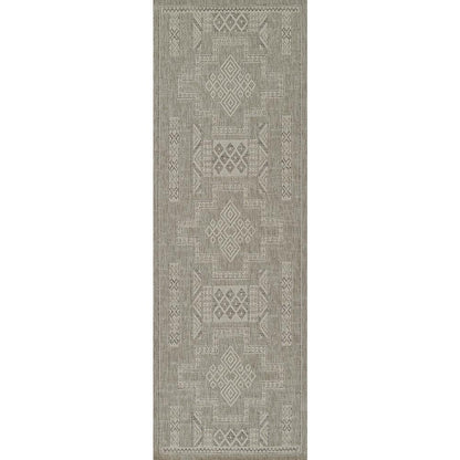 Transitional Rectangle Area Rug, Grey, 5'3" X 7'