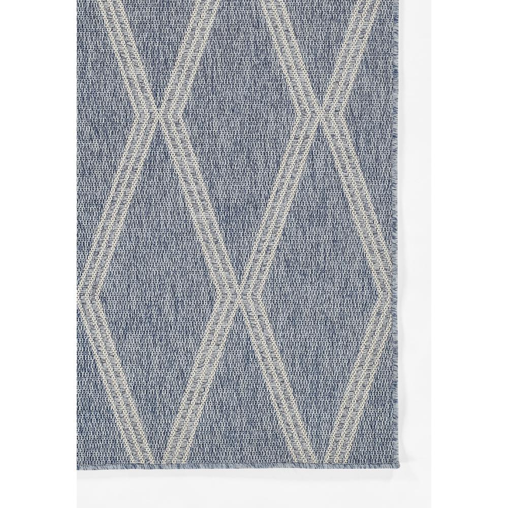 Transitional Rectangle Area Rug, Blue, 5'3" X 7'